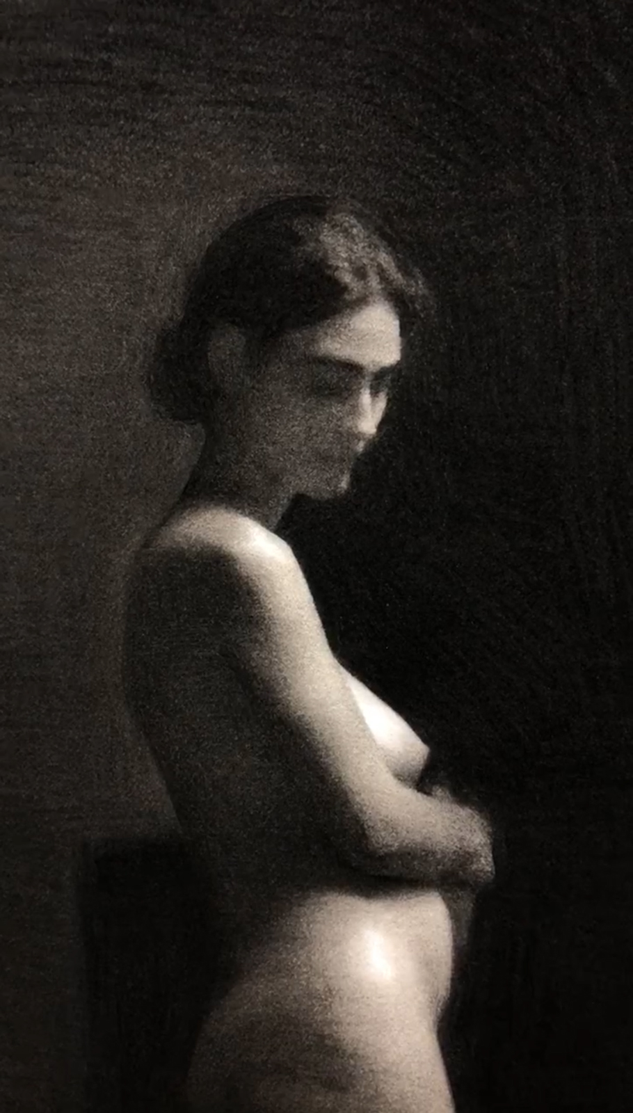 Detail of a figure study Detail of a figure study